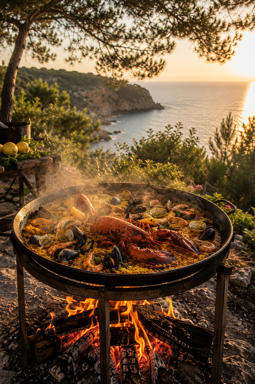 Live Paella Show + Menu